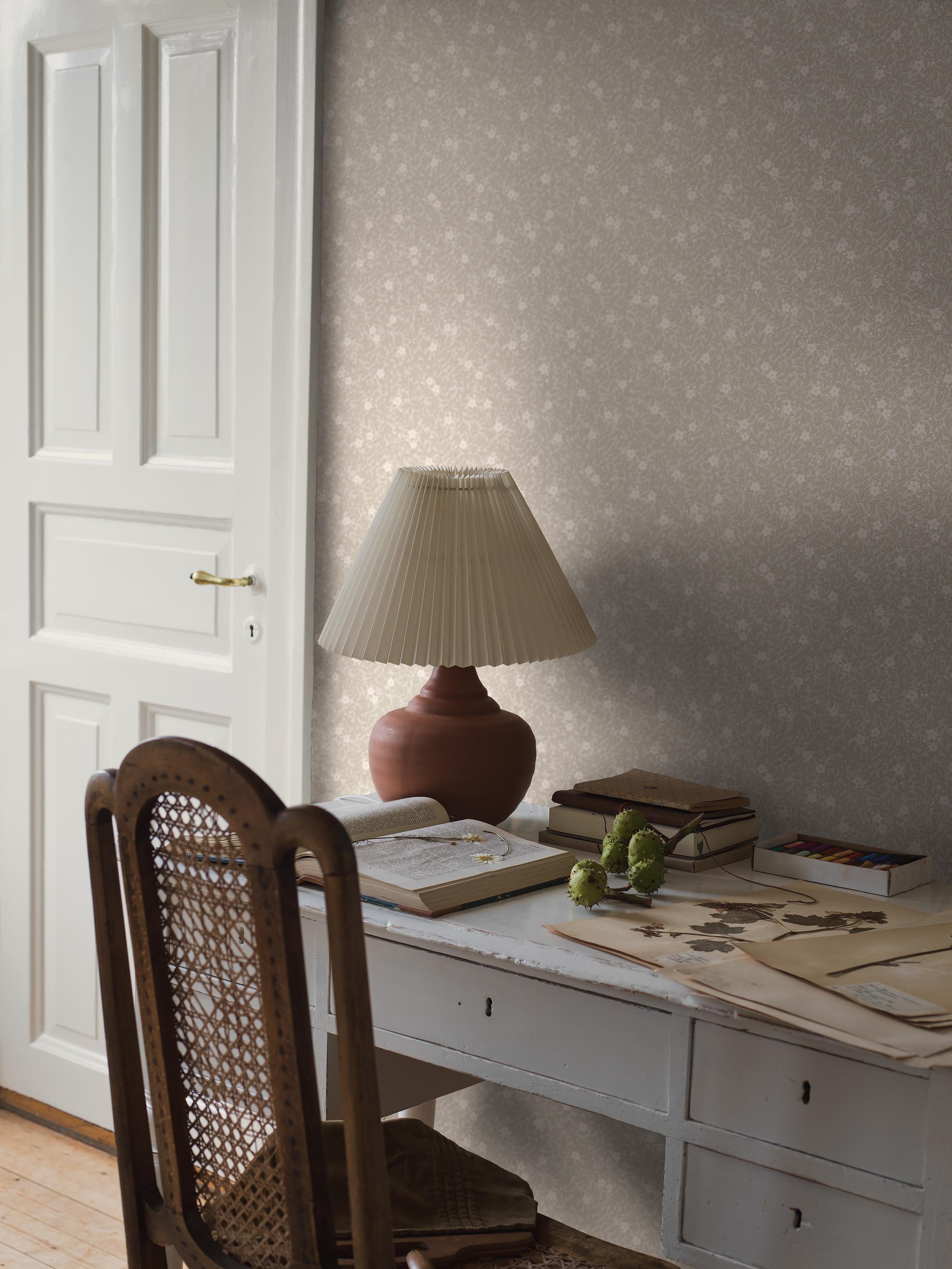 Myrten, 5713, Beige tapet – Boråstapeter