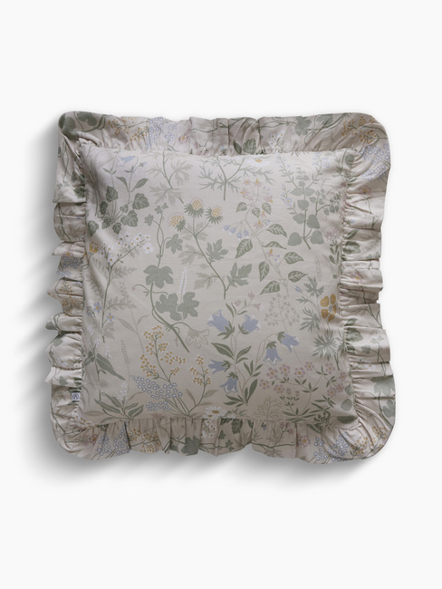 Flora Housse de Coussin Volant 50x50