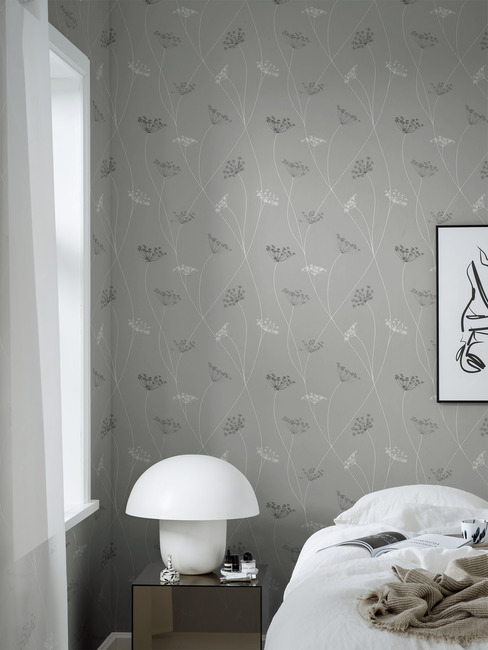 Decorama 9304, 9304, Gray wallpaper - Boråstapeter